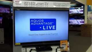 Sharp Aquos tv 70quot LED 3D smart tv 2015 [upl. by Almira]