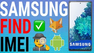 How To Find IMEI number on Samsung Galaxy Phones [upl. by Eenel178]