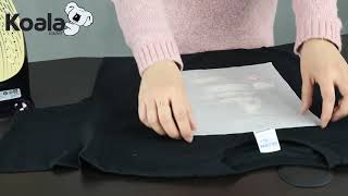 How to use dark Tshirt transfer paper with an iron [upl. by Nifled]