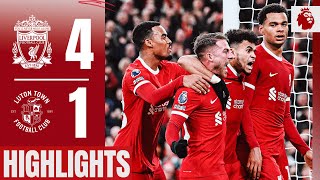 Brilliant Anfield Comeback Liverpool 41 Luton Town  Highlights [upl. by Gower]