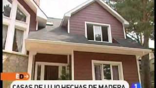 Reportaje de España Directo sobre casas canadienses de Canexel Const [upl. by Airb344]