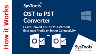 OST to PST Converter Software to Convert OST to PST File  Best OST PST Converter by SysTools [upl. by Enneiluj]