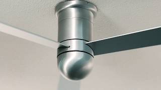 Cirrus Flush DC Ceiling Fan  The Modern Fan Company [upl. by Parhe]