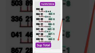 Thailand ottery new 3d total open 1692024 thailand lottery thai lotto [upl. by Langham24]