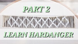 Hardanger Embroidery Tutorial For beginners part 2Thread drawn embroidery meesembroidery37 [upl. by Pavior]