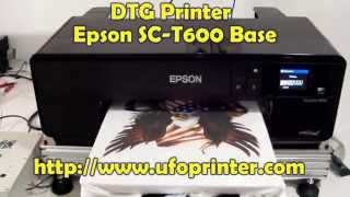 Epson SCP600 DTG Printer  T shirt printer [upl. by Padegs]