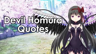 Quotes Devil Homura [upl. by Chubb]