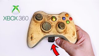 Restoration and repair of a junk Broken XBOX 360 Controller  Can I Fix It asmr [upl. by Polinski866]