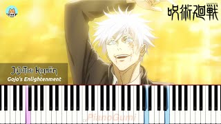 Jujutsu Kaisen Season 2 OST  quotIf I Am With You 一緒ならquot  MEDIUM Piano Tutorial amp Sheet Music [upl. by Surovy]