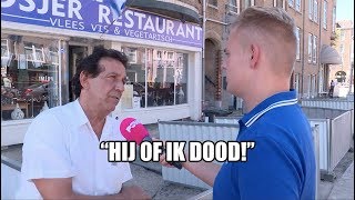 Israëlische restauranthouder Hij dood of ik dood [upl. by Crowns]