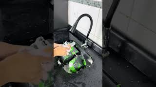 COLOR WASHING ASMR youtube cleaning kitchen youtubeshorts asmr [upl. by Oznohpla727]