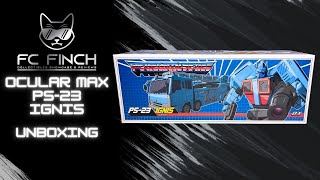 OCULAR MAX PS23 IGNIS  MASTERPIECE HOT SPOT FINCH UNBOXES [upl. by Zora824]