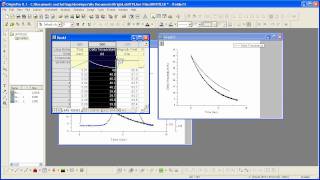 Graphing Origin Creating a Graph Part 1  Add Data using DragnDrop [upl. by Erual]