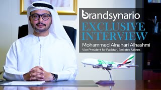 Mohammed Alnahari Alhashmi  Vice President for Pakistan  Emirates Airlines  Brandsynario [upl. by Quinta612]