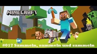 Minecraft PS3 Let´s Play 017 Sammeln sammeln und sammeln [upl. by Eloisa]