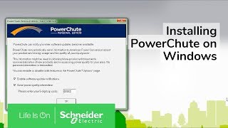 Installing PowerChute Personal Edition on Windows  Schneider Electric Support [upl. by Ogilvy826]