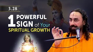 1 Powerful SIGN of your Spiritual Growth  Bhagavad Gita Chapter 3  Swami Mukundananda  Karma Yog [upl. by Annahavas]