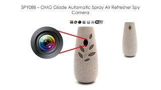 SPY088 – OMG Glade Automatic Spray Air Refresher Spy Camera [upl. by Devinne]