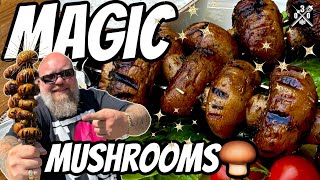 MAGIC Mushrooms vom Grill der Champignon Spieß  030 BBQ [upl. by Iredale393]