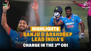 Sanju Samsons 100 amp Arshdeep Singhs 4fer Help India Win ODI Series  SA vs IND 3rd ODI Highlights [upl. by Higley]