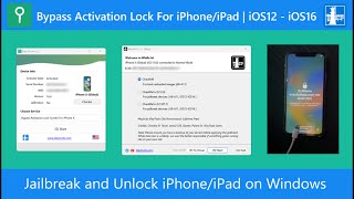 🔔 Jailbreak and Unlock iPhoneiPad on Windows Tutorial  iOS12  iOS16 2023 [upl. by Eilema]