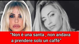 “Non è una santanon andava a prendere solo un caffè”Karina Cascella senza freni contro Ilary Blasi [upl. by Nerehs]