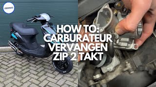 Carburateur Vervangen Zip 2 Takt  Fresh Parts [upl. by Diba]