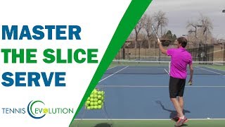 3 Tips To Master The Slice Serve  TENNIS SERVE [upl. by Akimas]