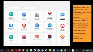 2020  How to install Other Web Browsers on FydeOS v102  ChromiumOSbasedDistro  September 20 [upl. by Beuthel]