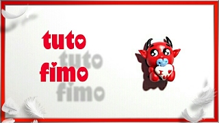 Tuto fimo petit diablotin pour Saint Valentin [upl. by Levenson]