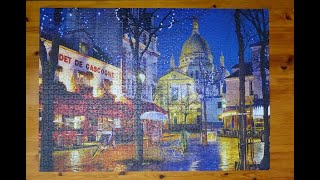 Montmartre Paris  Clementoni Puzzles 1500 pieces stop motion timelapse [upl. by Airetnuhs]