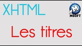 1  HTML  Les titres h1 jusquà h6  Msoft   Darija [upl. by Flin544]