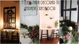 Cómo decorar tu entrada o recibidor  7 ideas fáciles para decorar tu entrada  recibidor [upl. by Muiram]