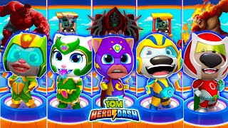 Talking Tom Hero Dash  Full Hero And Defeat All Bosses  Full Walkthrough Androidios eps02 [upl. by Seabrook]