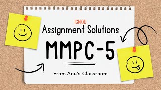 MMPC 005 Assignment Solutions for January 2024 Batch [upl. by Aisined]