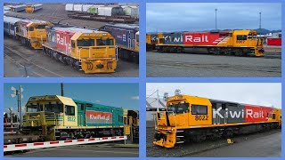 KiwiRails DXR diesel locomotives  8007 and 8022 [upl. by Mlohsihc407]