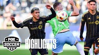 LAFC vs Seattle Sounders MLS Highlights  FOX Soccer [upl. by Liagaba289]