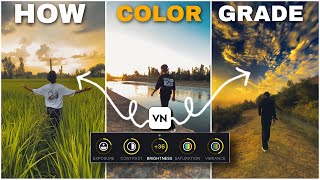 CINEMATIC COLOR GRADING  VN MOBILE EDITITNG 👑 [upl. by Olav]