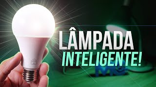 SMART LÂMPADA POSITIVO Integração WiFi com GOOGLE ASSISTENTE e 16 MILHÕES de cores [upl. by Anurb]