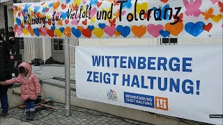 Wittenberge für Vielfalt und Toleranz  Wittenberge zeigt Haltung 25022024 [upl. by Rothberg]