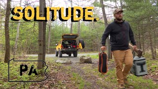 Solitude PA State Forest Solo Camp amp Exploration [upl. by Marguerie]