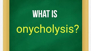 What is onycholysis [upl. by Loma]