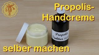 PropolisHandcreme selber machen [upl. by Ihsoyim]