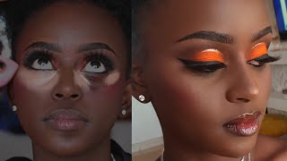 DARK SKIN MAKEUP TUTORIAL [upl. by Arek]