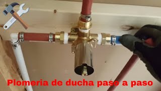 Como instalar un GRIFO DE DUCHA😅🚿 [upl. by Ahdar482]