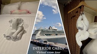 Royal Caribbean Serenade of the Seas Interior Room Tour [upl. by Ococ]