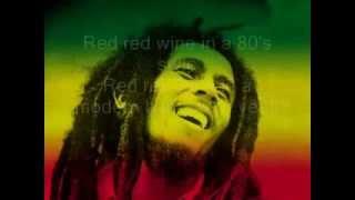 Bob Marley Red red Wine amp Lyrics [upl. by Ohare]