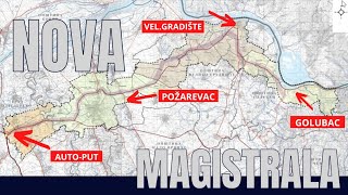 Izgradnja brze magistrale Požarevac  Golubac HD Video 1080p [upl. by Nyltyak]