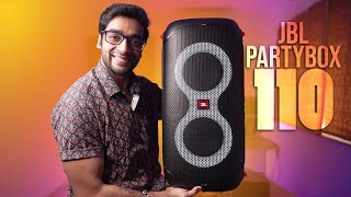 JBL PartyBox 110ULTIMATE REVIEW with SOUND TEST I GREAT but [upl. by Gruchot]