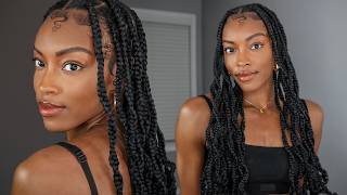 Passion Braids Tutorial StepByStep Summer Protective Style [upl. by Gibeon992]